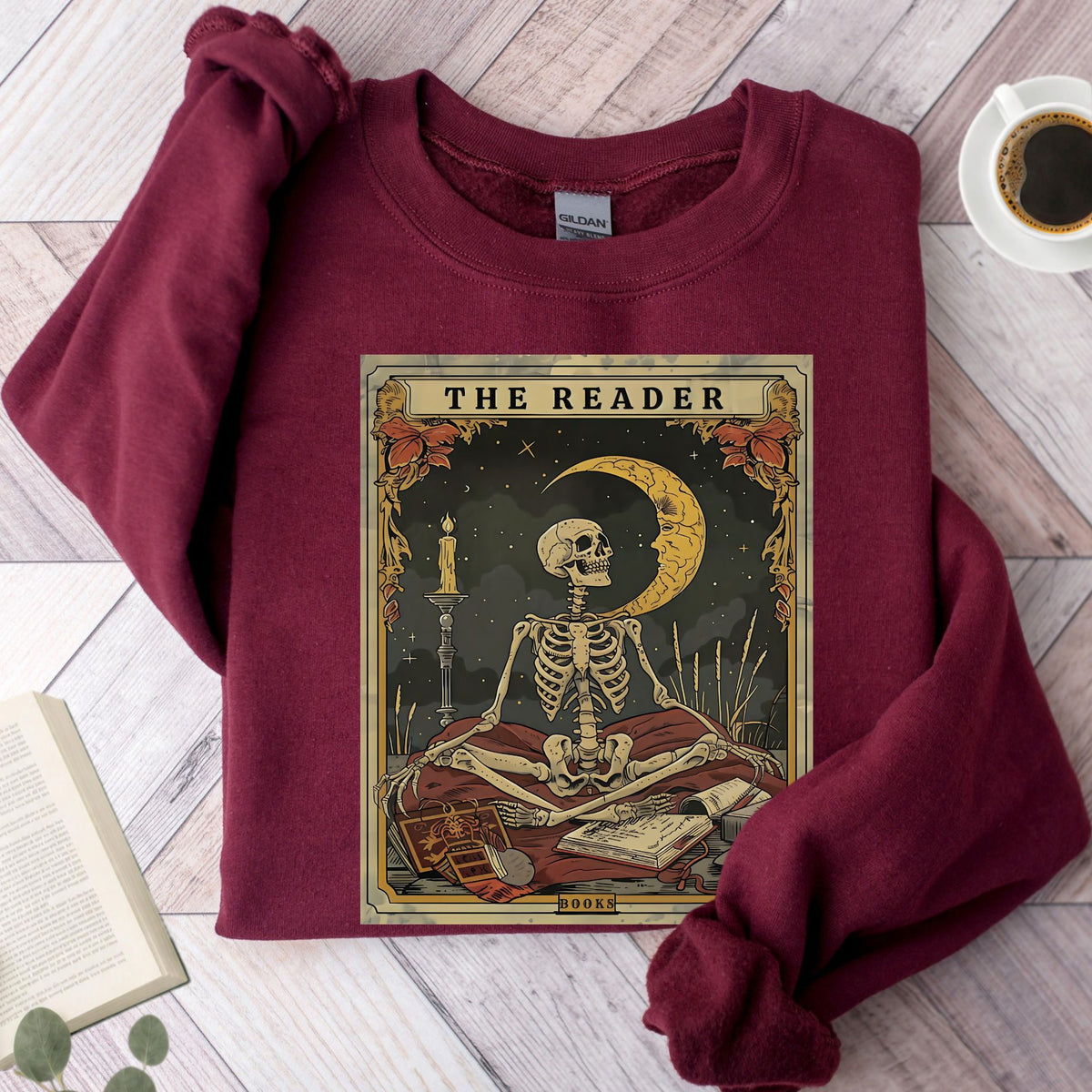 The Reader Tarot Card Unisex Sweatshirt