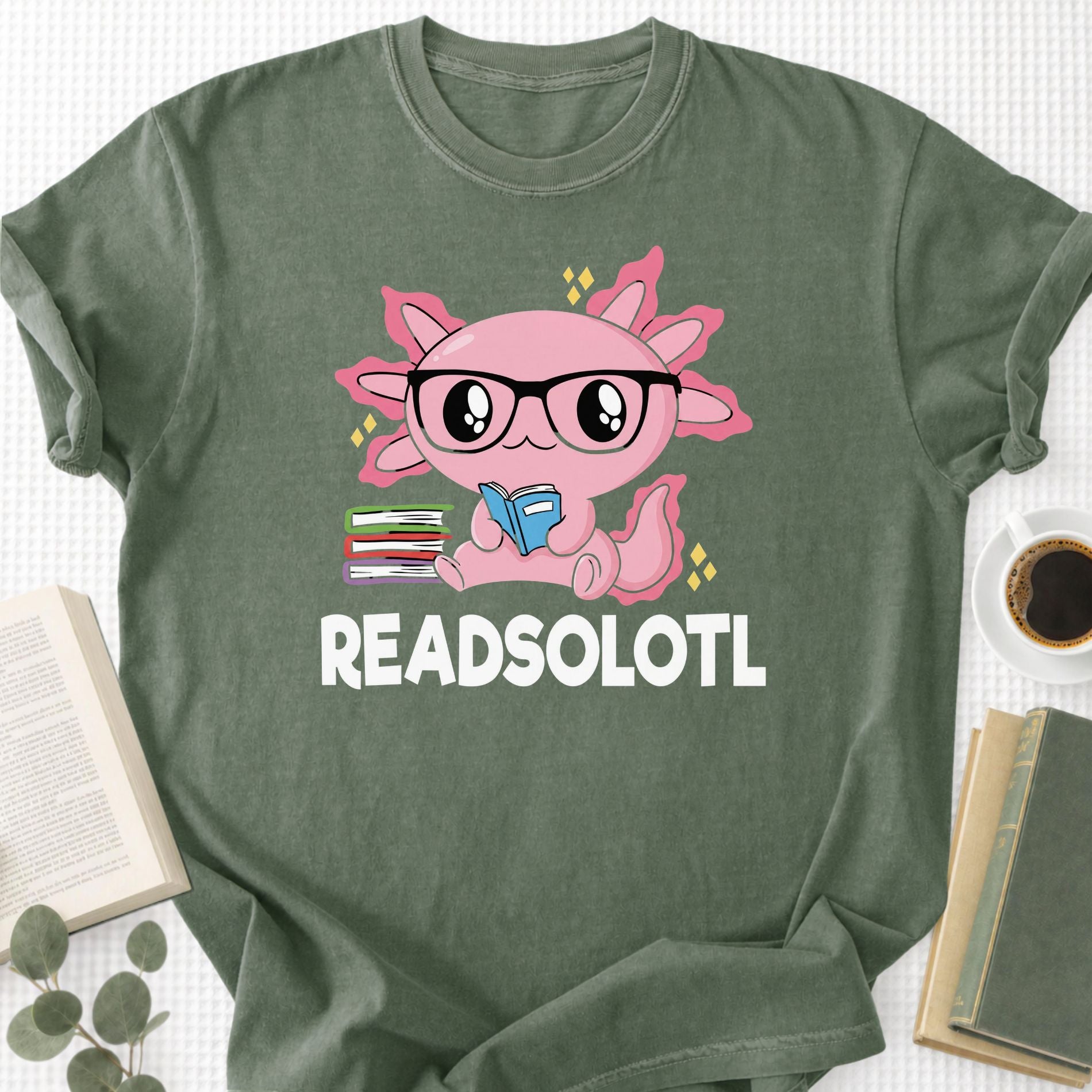 Readsalotl Axolotl Unisex T-Shirt