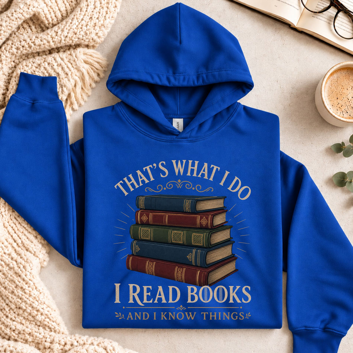 I Read Books And know Things Hoodie