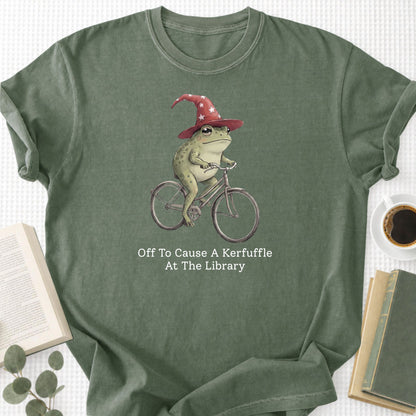 Off To Cause A Kerfuffle At The Library Unisex T-Shirt