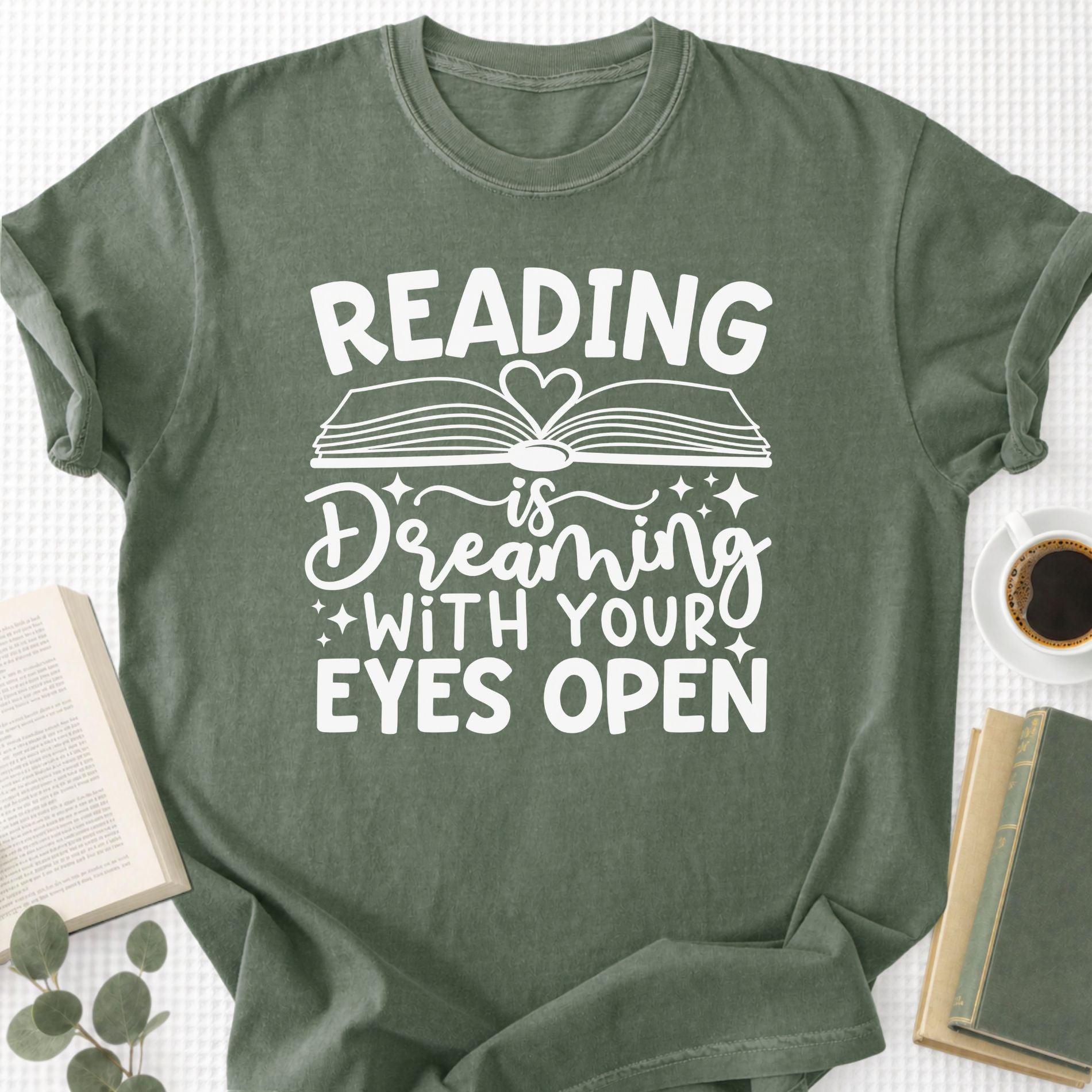 Reading Is Dreaming With Your Eyes Open Unisex T-Shirt