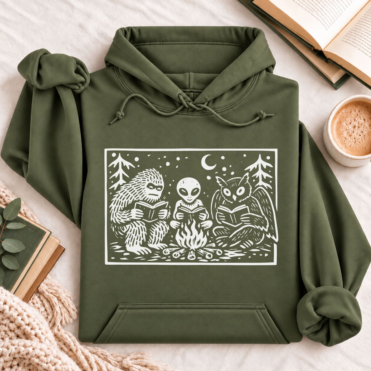 Cryptid Book Club Hoodie