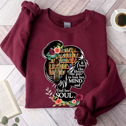 The Book Lover's Library Unisex Sweatshirt