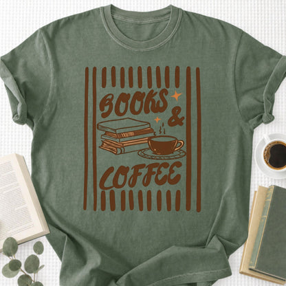 Books & Coffee Unisex T-Shirt
