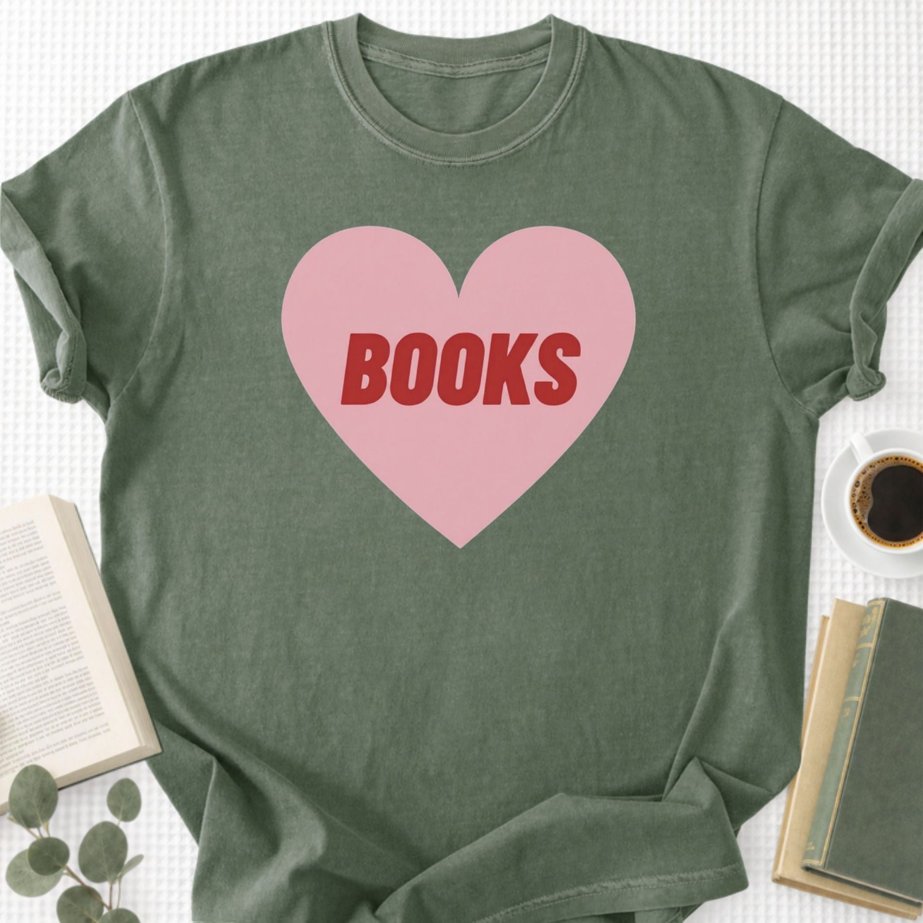Book Heart Unisex T-Shirt