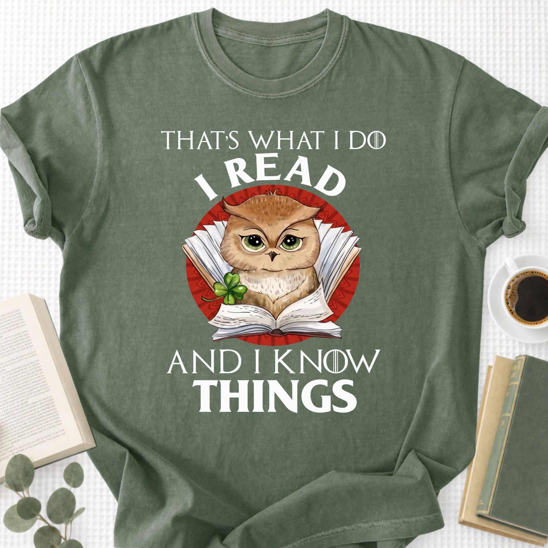I Read And I Know Things Unisex T-Shirt