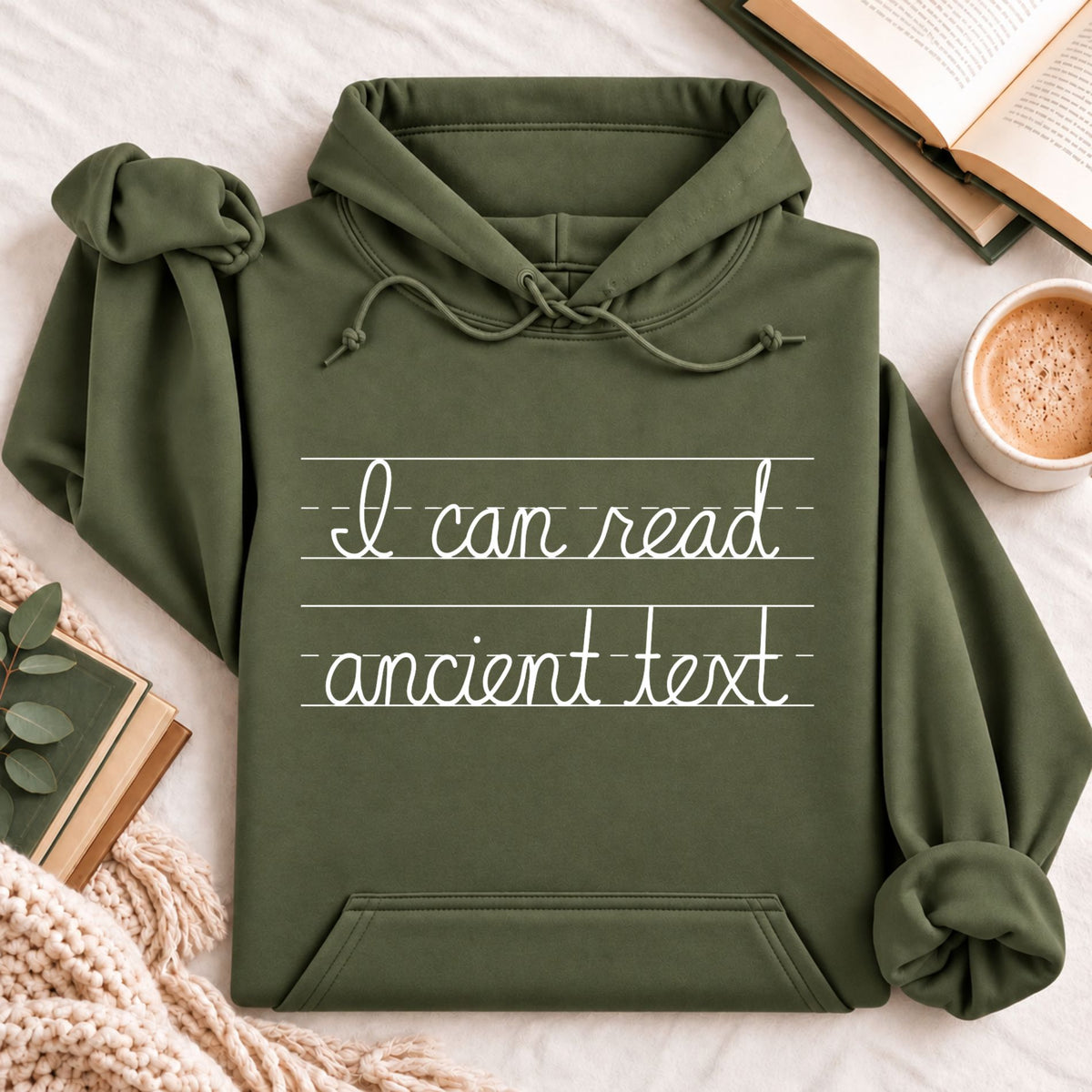 I Can Read Ancient Text Hoodie
