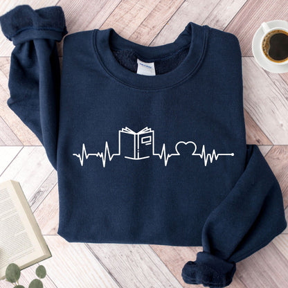 Book in a Heartbeat Unisex Sweatshirt