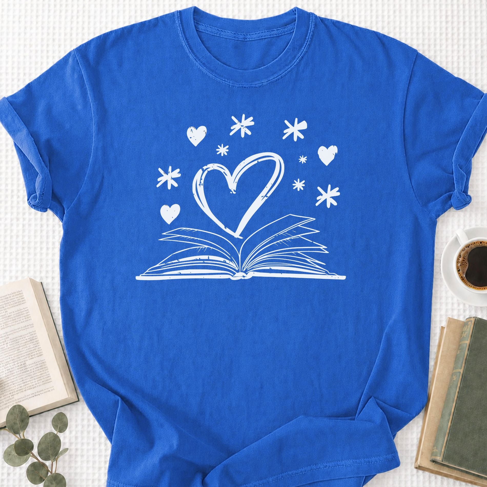 Book Heart Unisex T-Shirt