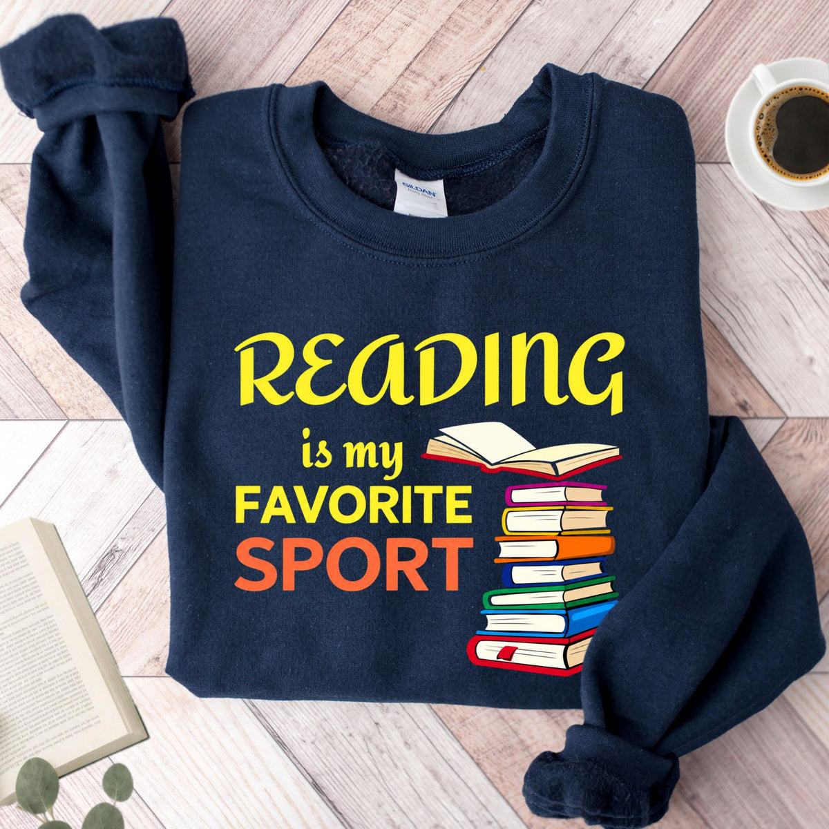 Reading Is My Favorite Sport Unisex Sweatshirt
