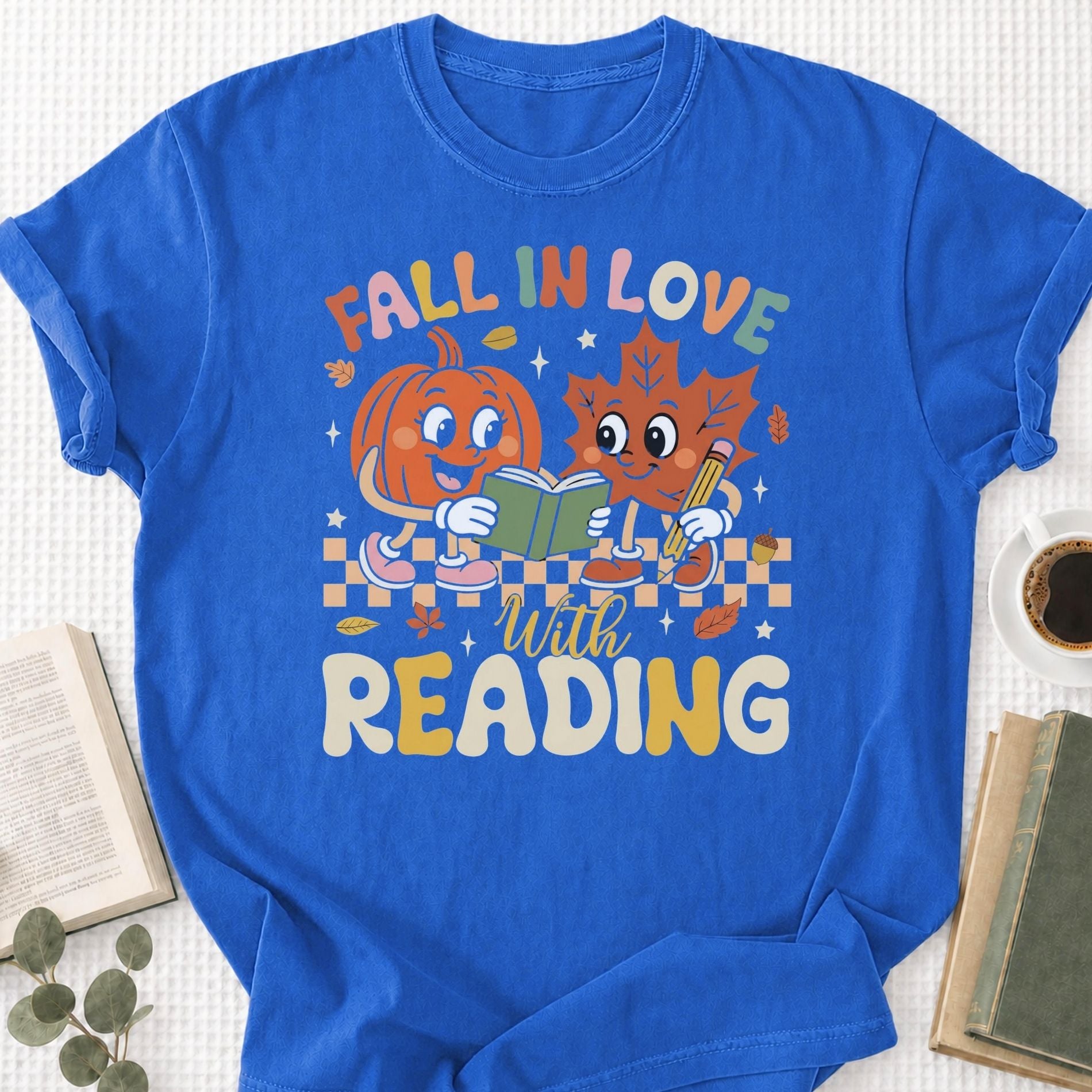 Fall in Love With Reading Unisex T-Shirt