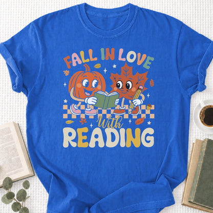 Fall in Love With Reading Unisex T-Shirt