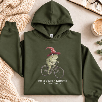 Off To Cause A Kerfuffle At The Library Hoodie