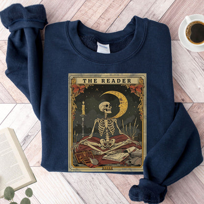 The Reader Tarot Card Unisex Sweatshirt
