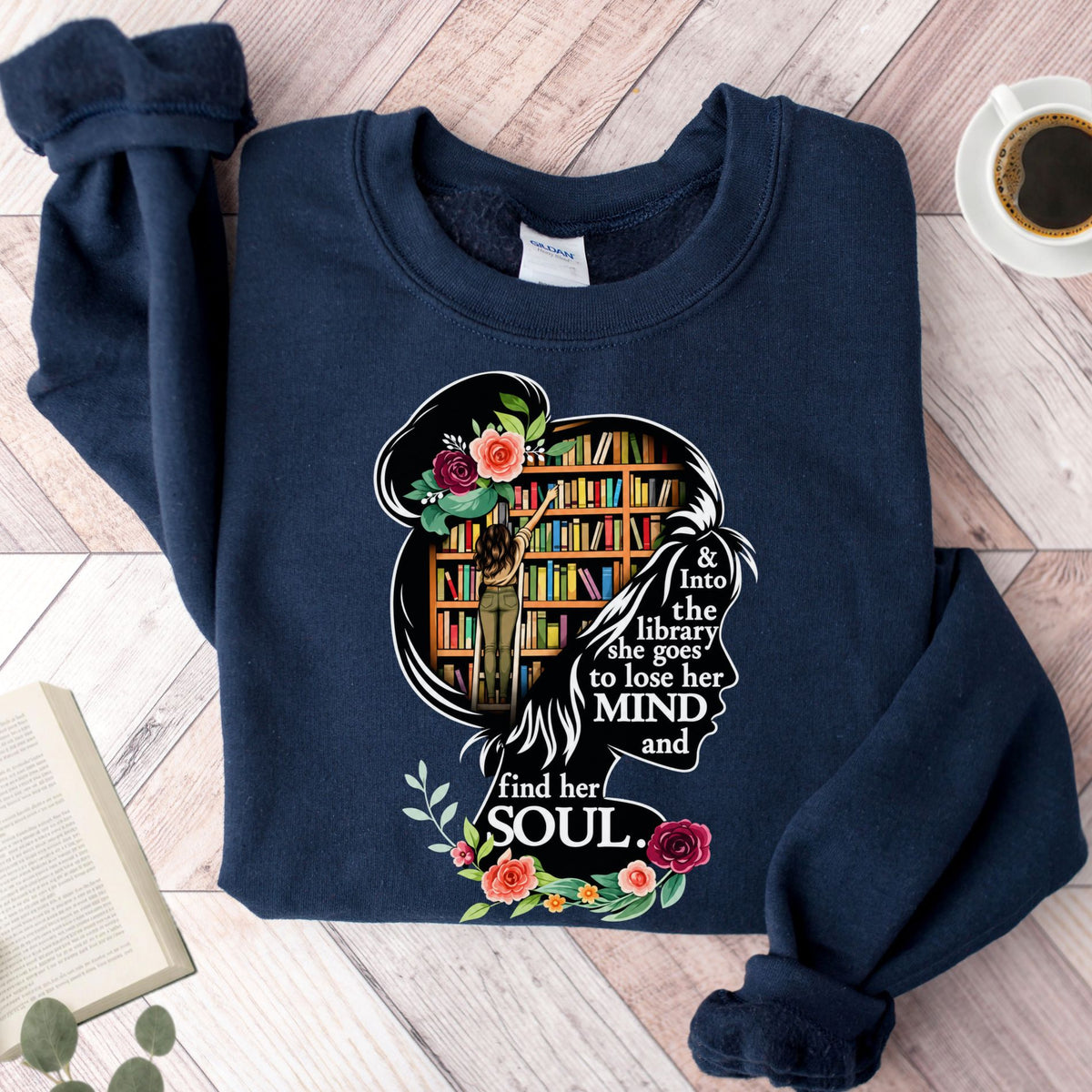 The Book Lover's Library Unisex Sweatshirt