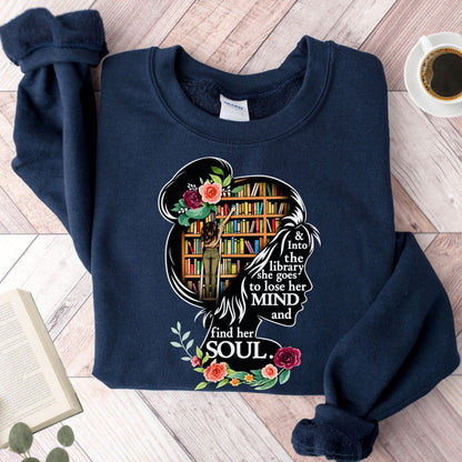 The Book Lover's Library Unisex Sweatshirt