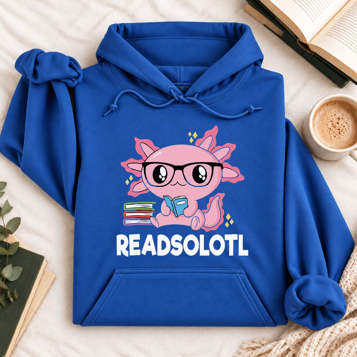 Readsalotl Axolotl Hoodie
