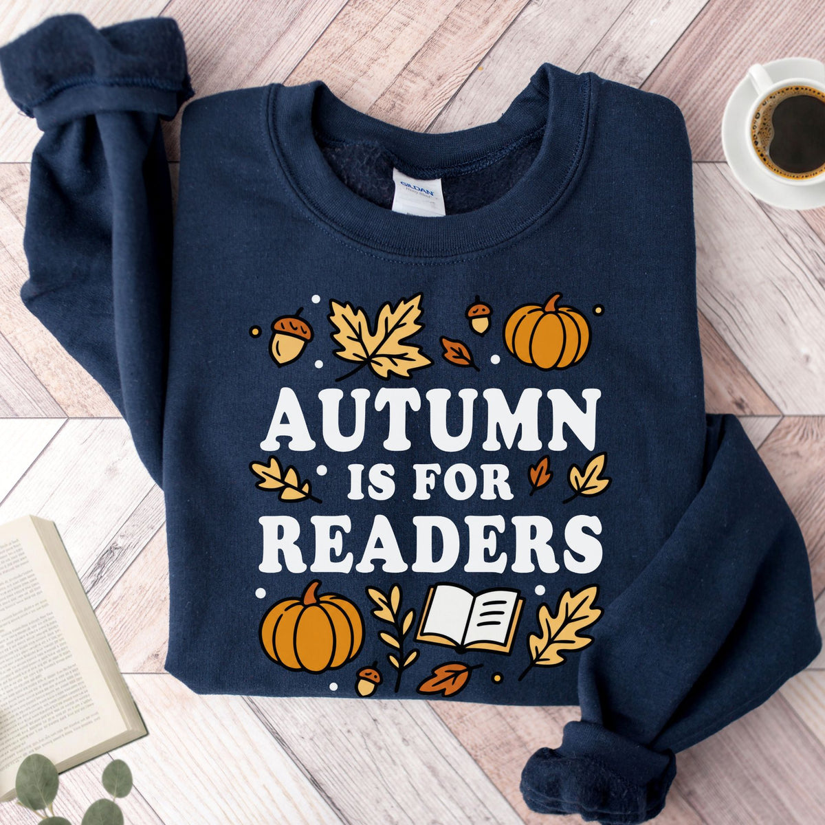 Autumn Is For Readers Unisex Sweatshirt
