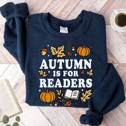 Autumn Is For Readers Unisex Sweatshirt