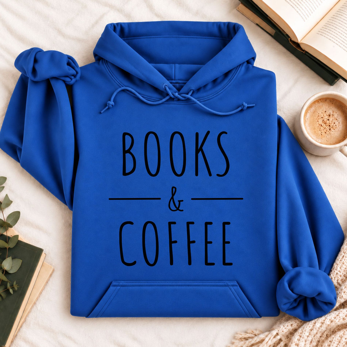 Books & Coffee Hoodie