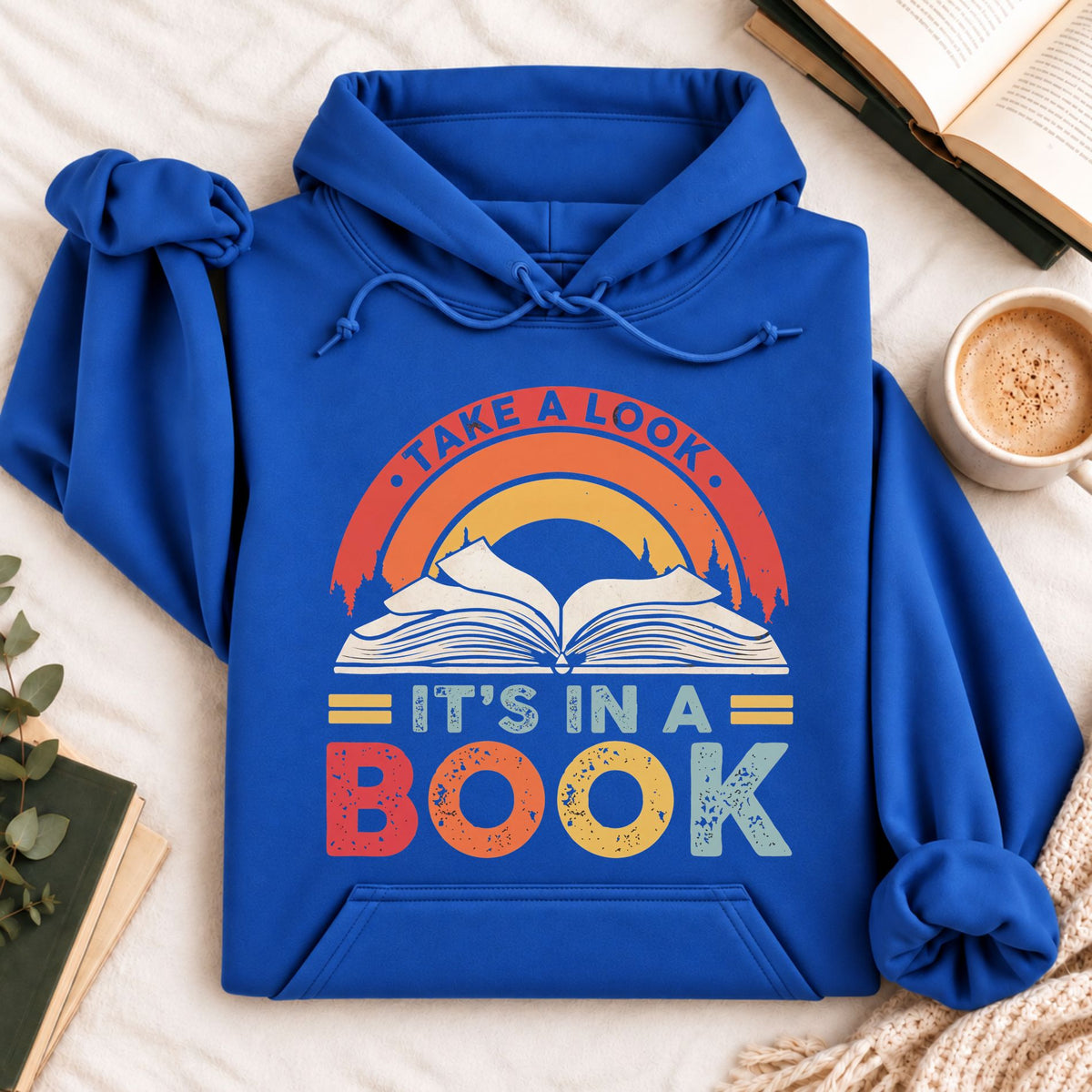 Take A Look It's A Book Hoodie