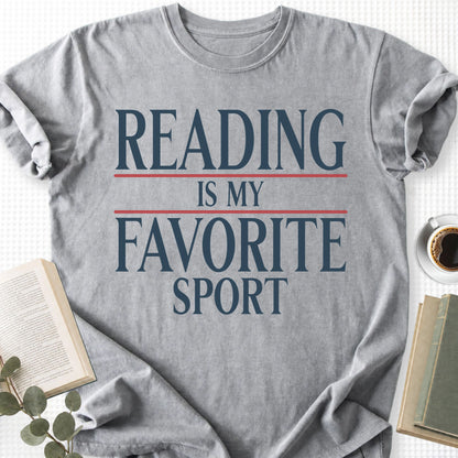 Reading Is My Favorite Sport Unisex T-Shirt, Book Lover Gift