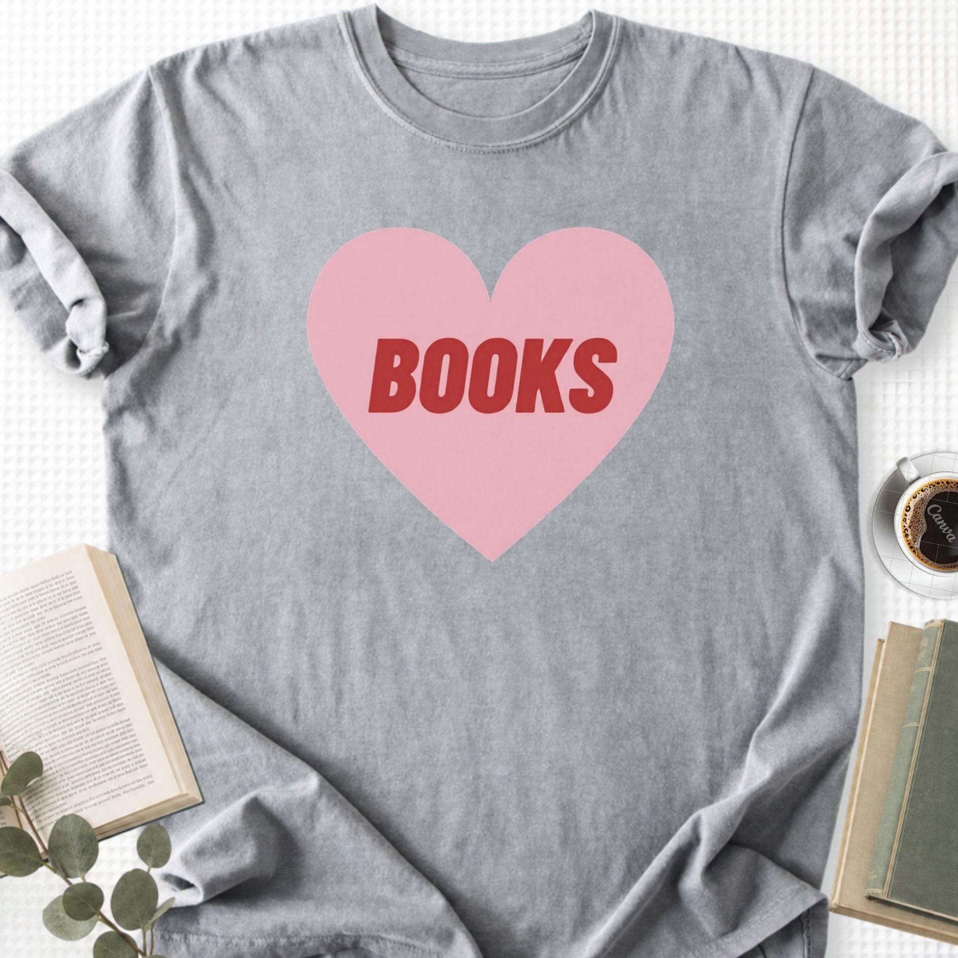 Book Heart Unisex T-Shirt