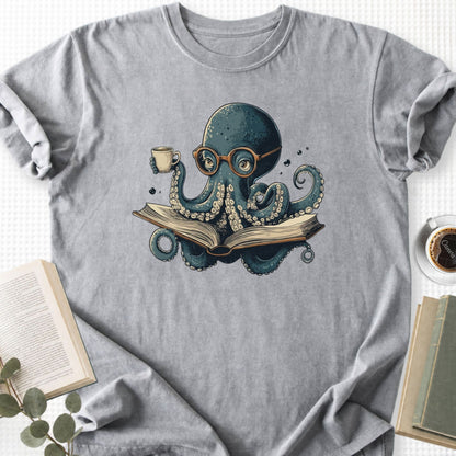 Octopus Reading Unisex T-Shirt