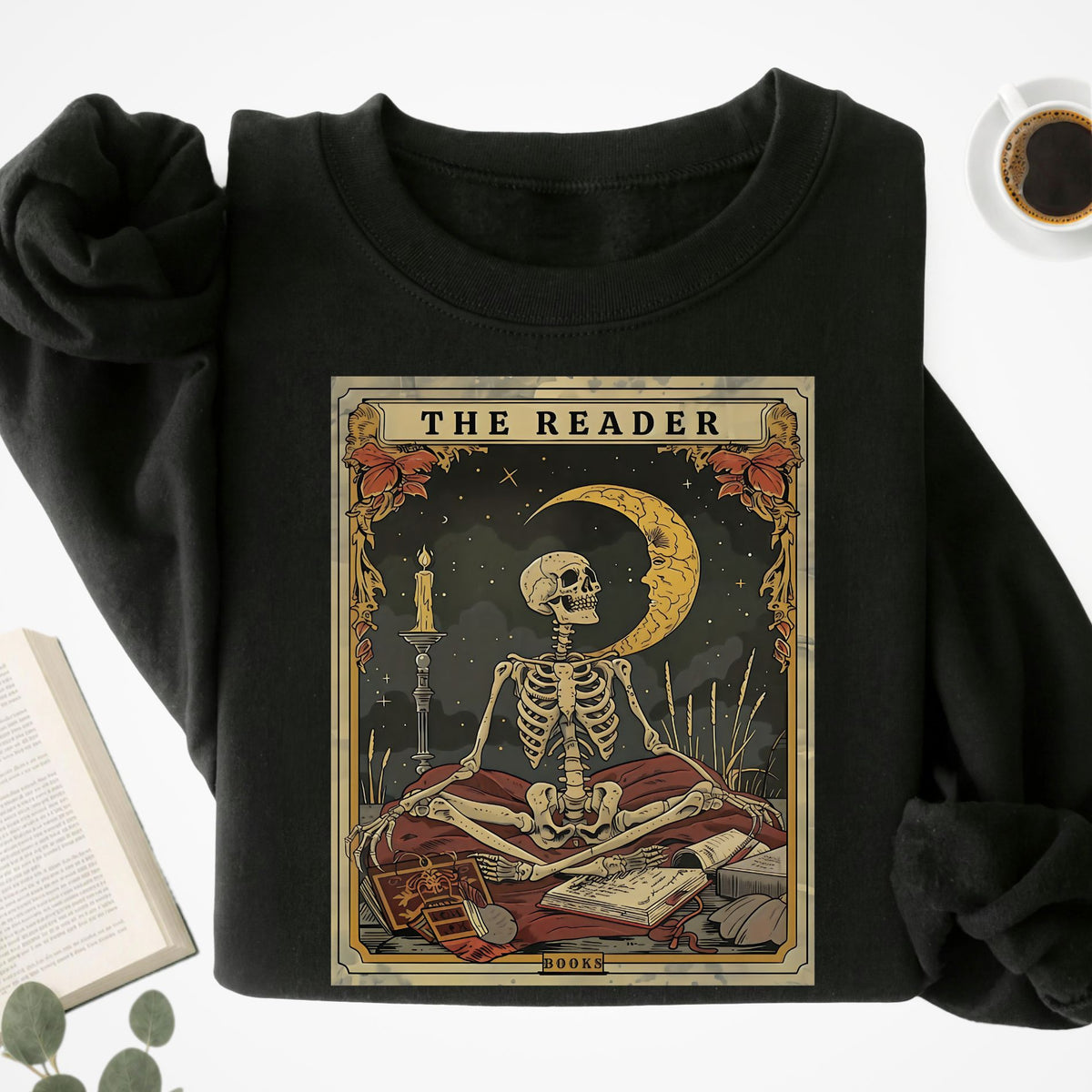 The Reader Tarot Card Unisex Sweatshirt
