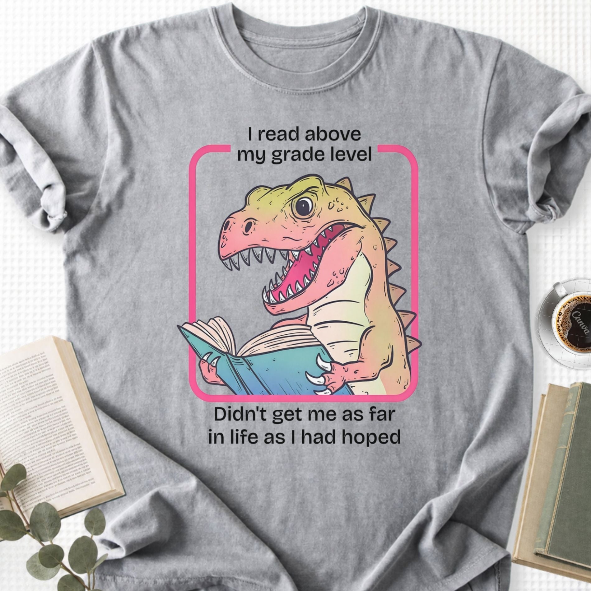 I Read Above My Grade Level Unisex T-Shirt
