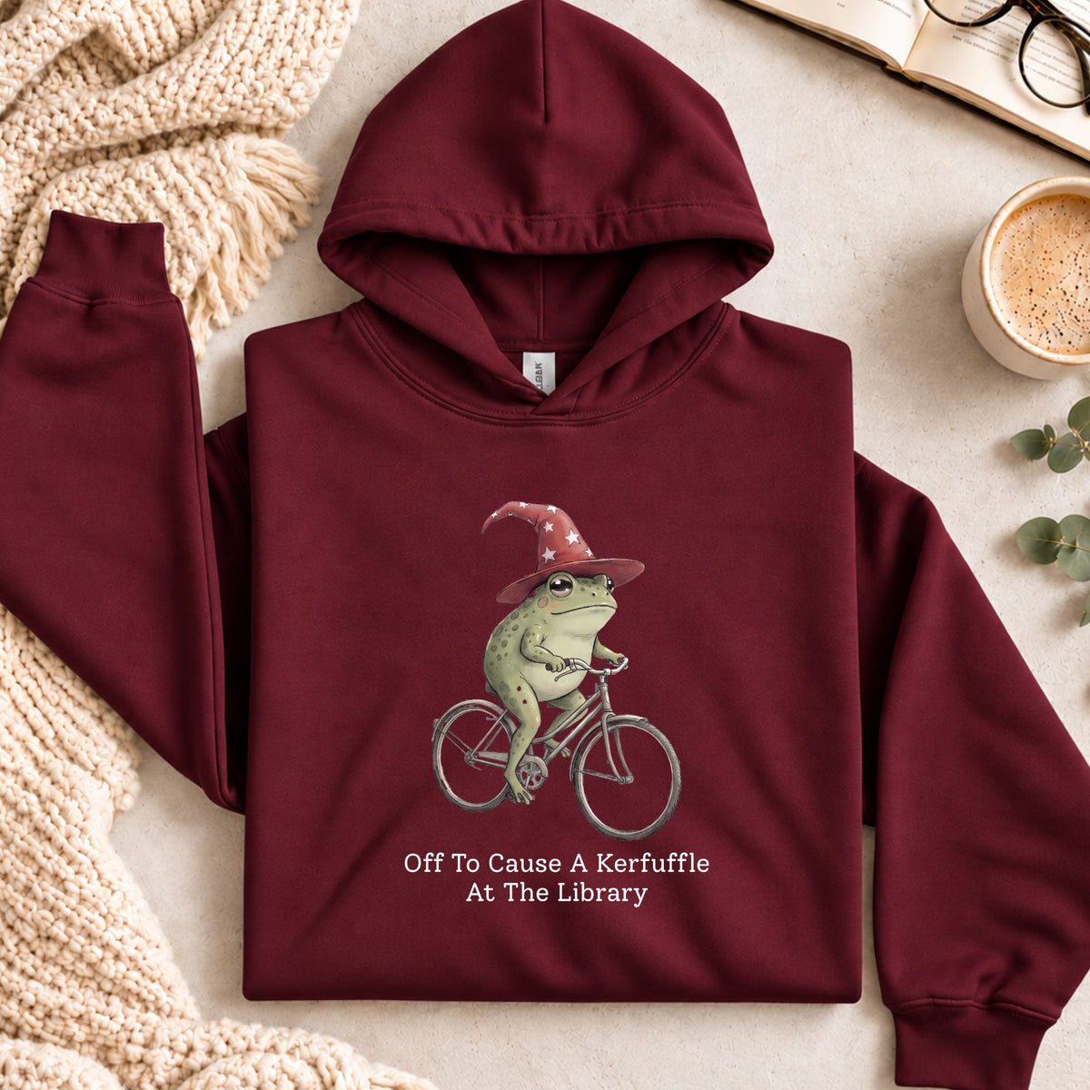 Off To Cause A Kerfuffle At The Library Hoodie