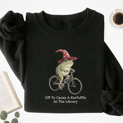 Off To Cause A Kerfuffle At The Library Unisex Sweatshirt