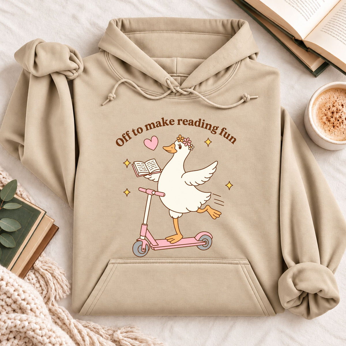 Off To Make Reading Fun Hoodie