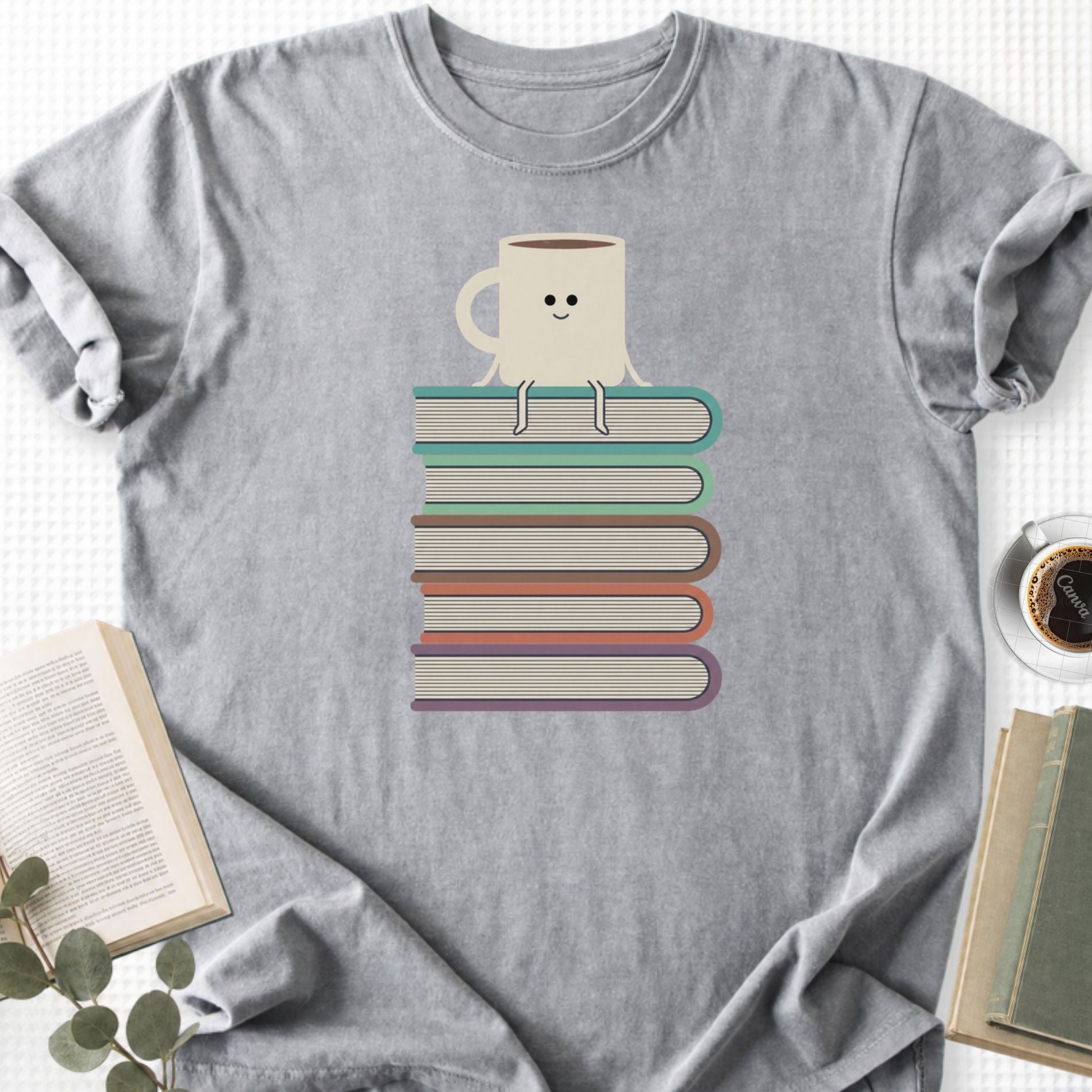 Books and Coffee Unisex T-Shirt