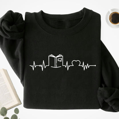 Book in a Heartbeat Unisex Sweatshirt