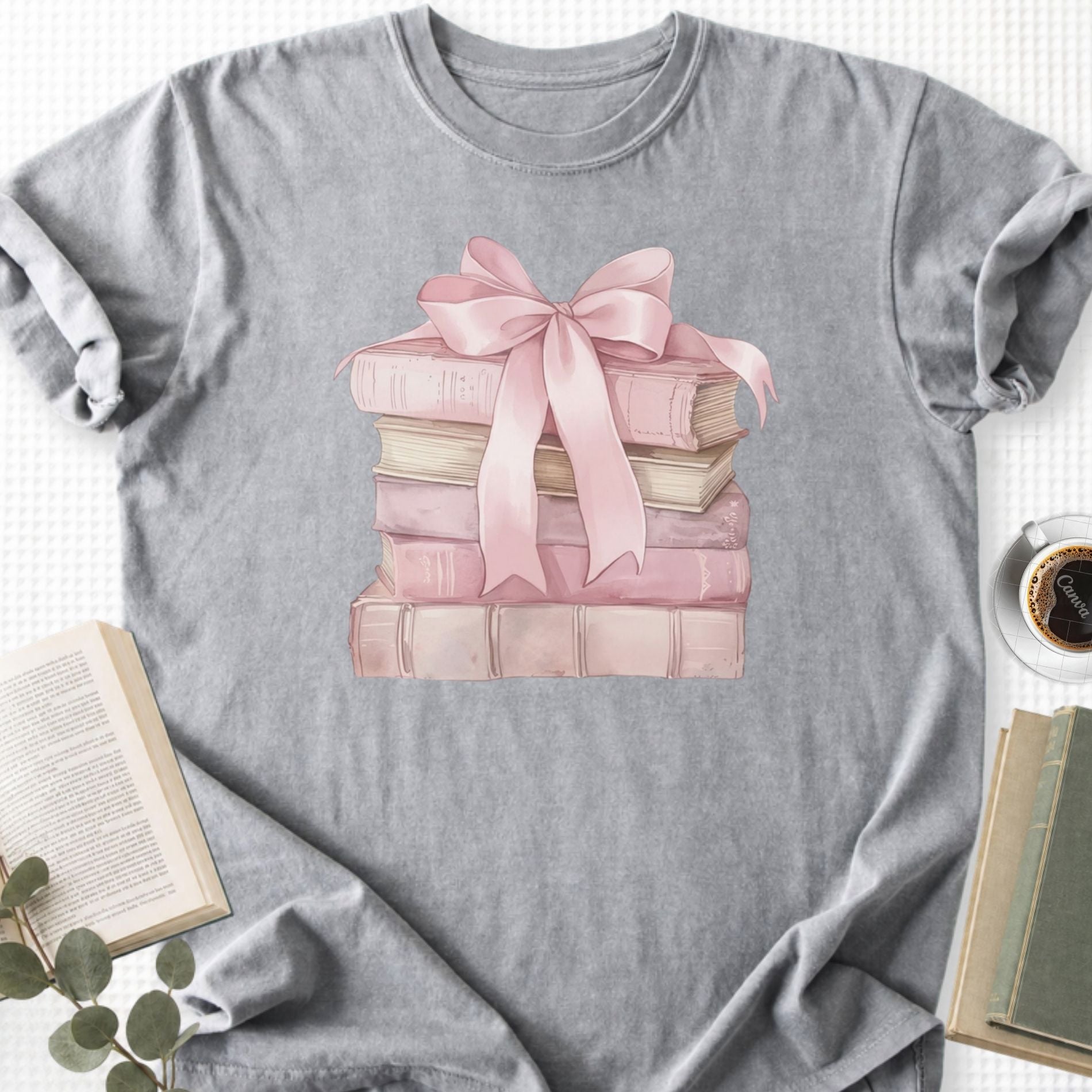 Books Bow Unisex T-Shirt