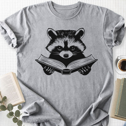 Raccoon Reading Book Unisex T-Shirt