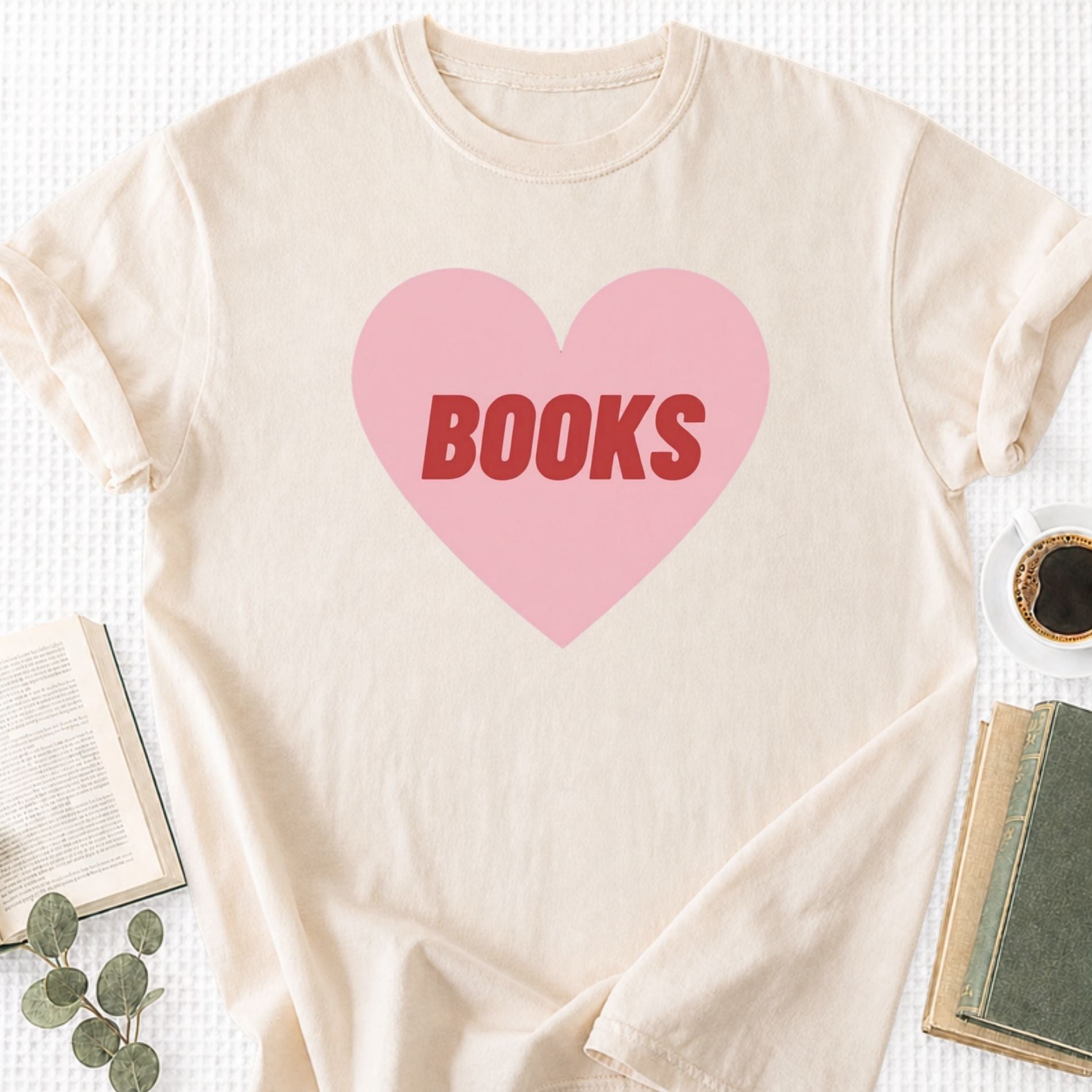 Book Heart Unisex T-Shirt
