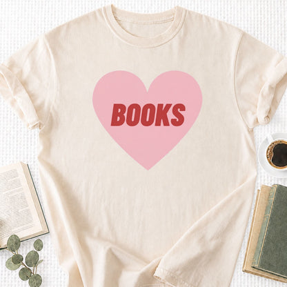 Book Heart Unisex T-Shirt