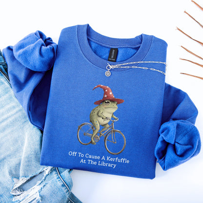 Off To Cause A Kerfuffle At The Library Unisex Sweatshirt