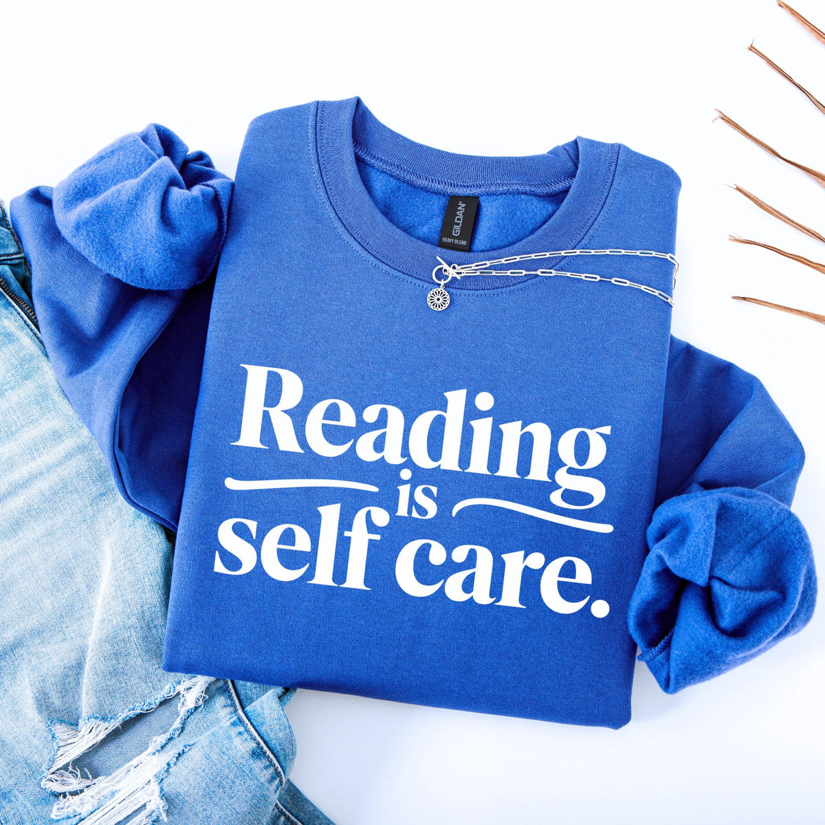 Reading Is Self Care Unisex Sweatshirt