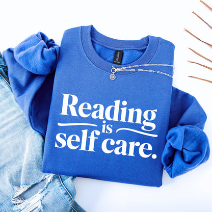 Reading Is Self Care Unisex Sweatshirt