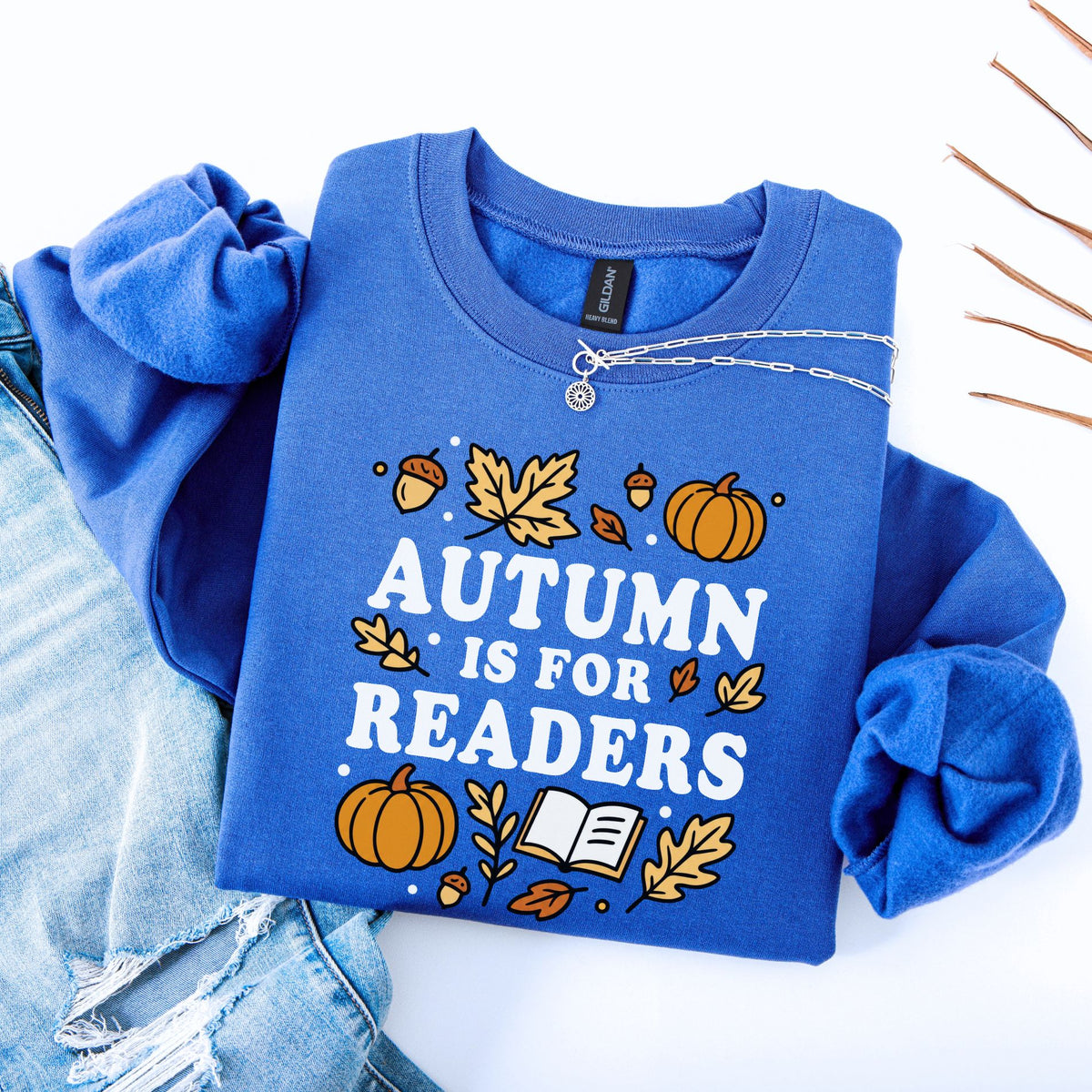 Autumn Is For Readers Unisex Sweatshirt
