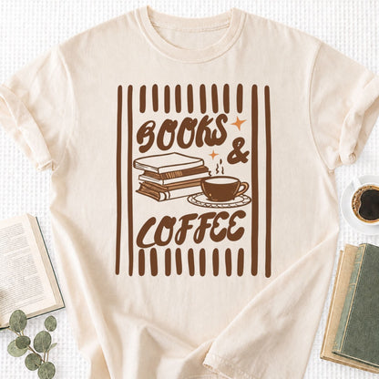 Books & Coffee Unisex T-Shirt