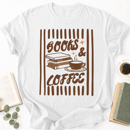 Books & Coffee Unisex T-Shirt