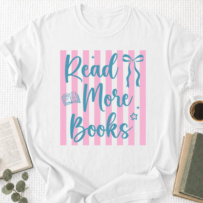 Read More Books Coquette Unisex T-Shirt, Bookworm