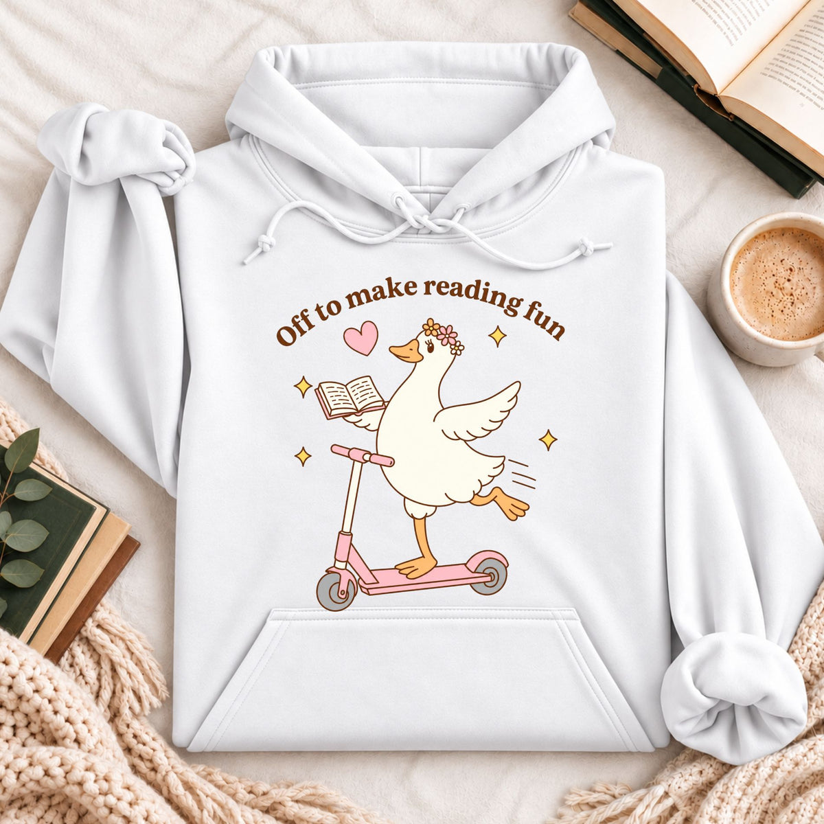 Off To Make Reading Fun Hoodie
