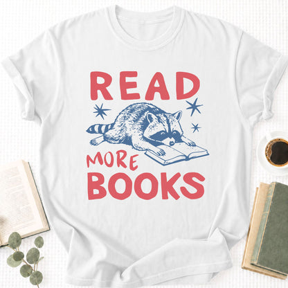Read More Books Raccoon Unisex T-Shirt