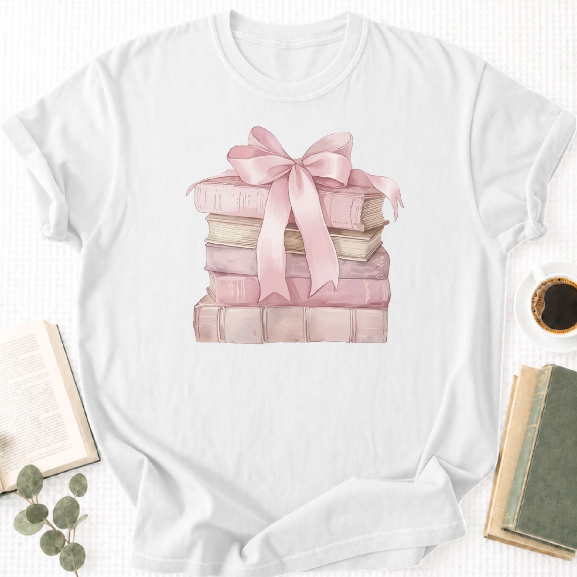 Books Bow Unisex T-Shirt