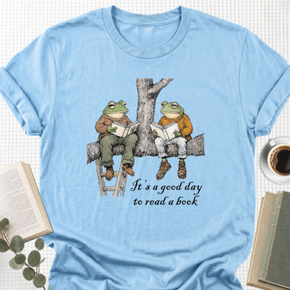 It's a Good Day to Read a Book Flogs Unisex T-Shirt